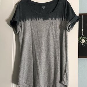 Gray ombré top